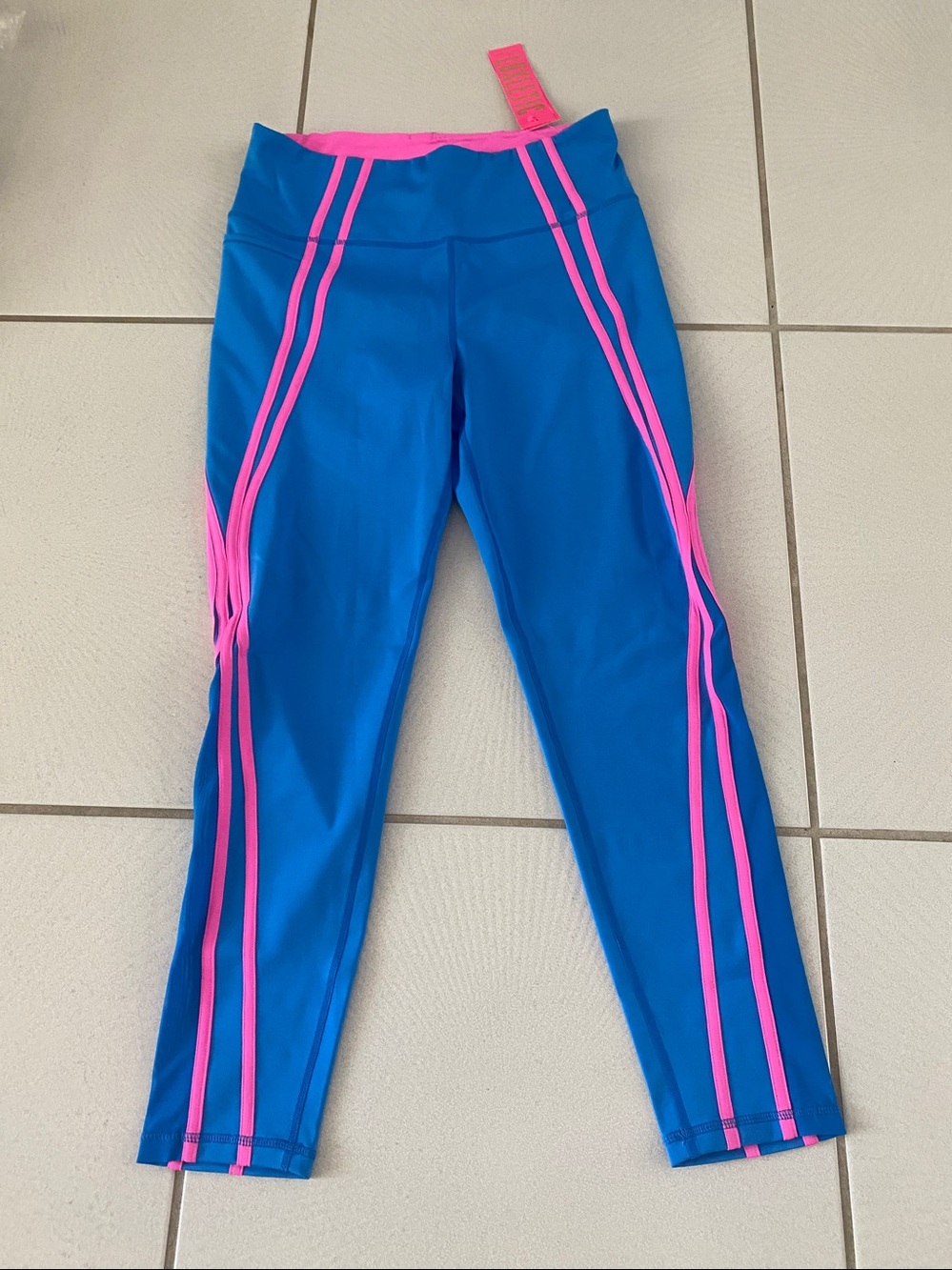 NWT Lilly Pulitzer High Rise Weekender Legging Blue Flare Large